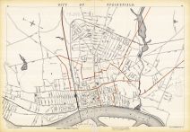 Springfield City, Massachusetts State Atlas 1891